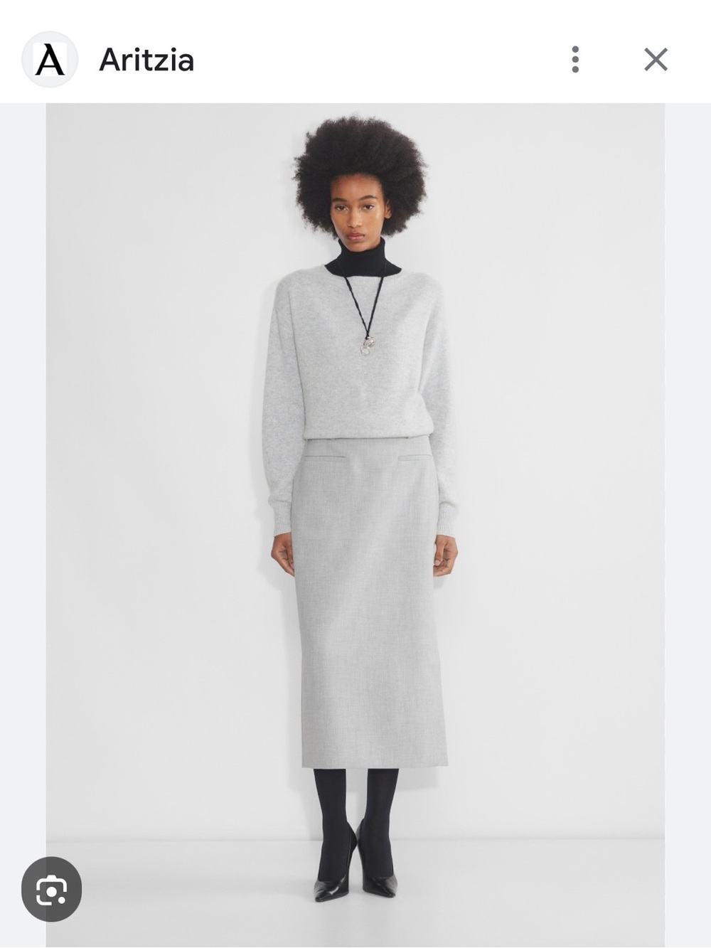 Aritzia - Babaton - Talent Skirt - Size 0 - Light Grey NWT